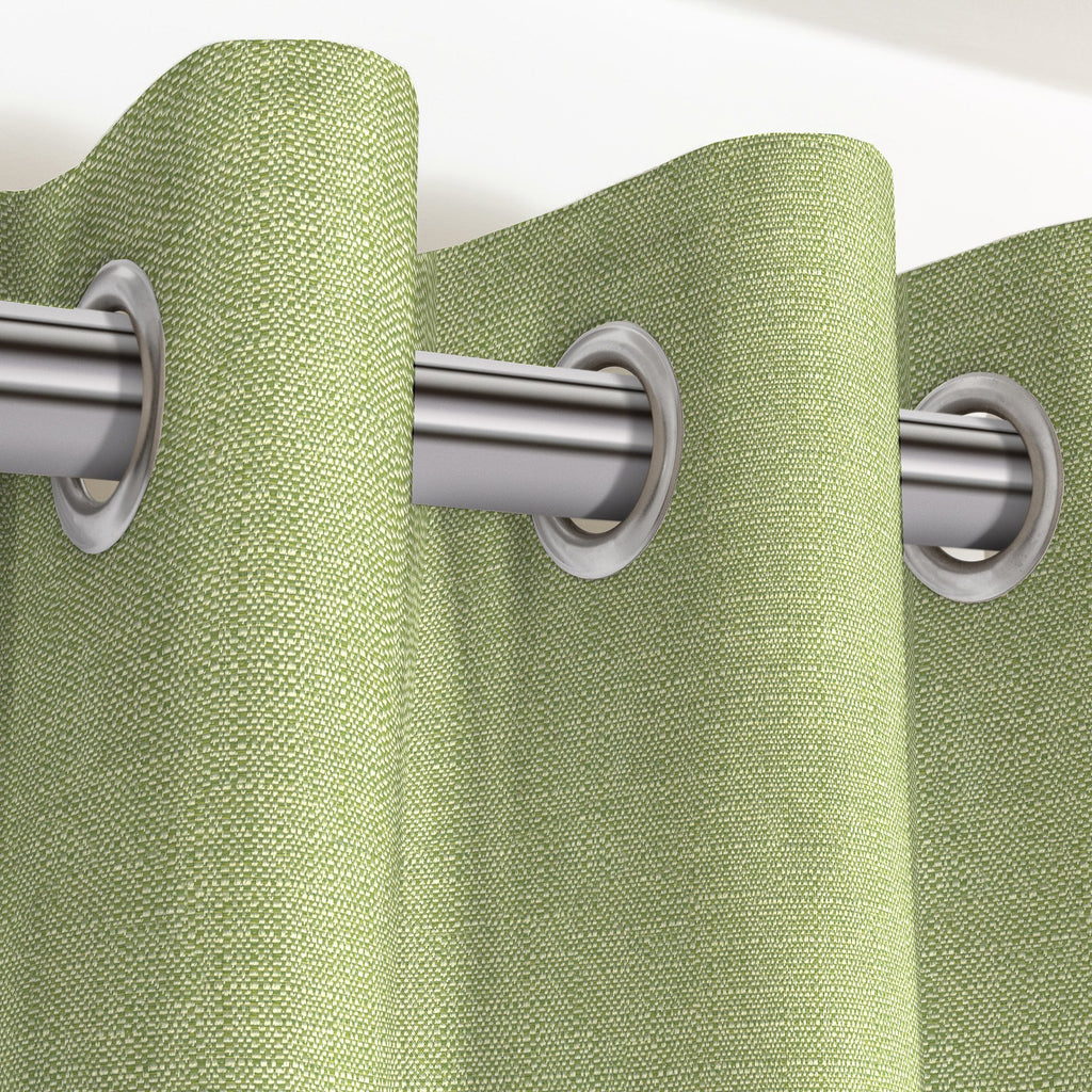 McAlister Textiles Savannah Sage Green Curtains Tailored Curtains 116cm(w) x 182cm(d) (46" x 72") 