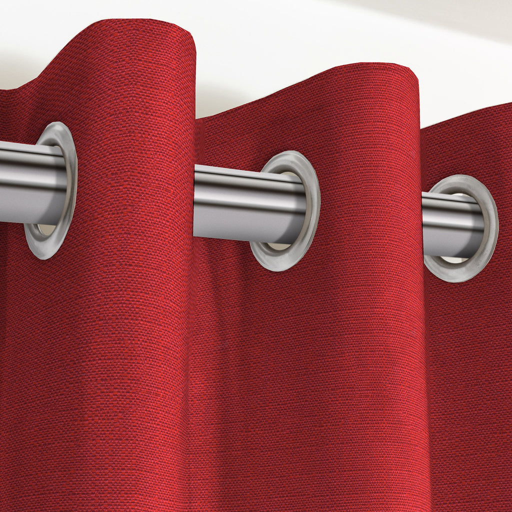 McAlister Textiles Savannah Wine Red Curtains Tailored Curtains 116cm(w) x 182cm(d) (46" x 72") 