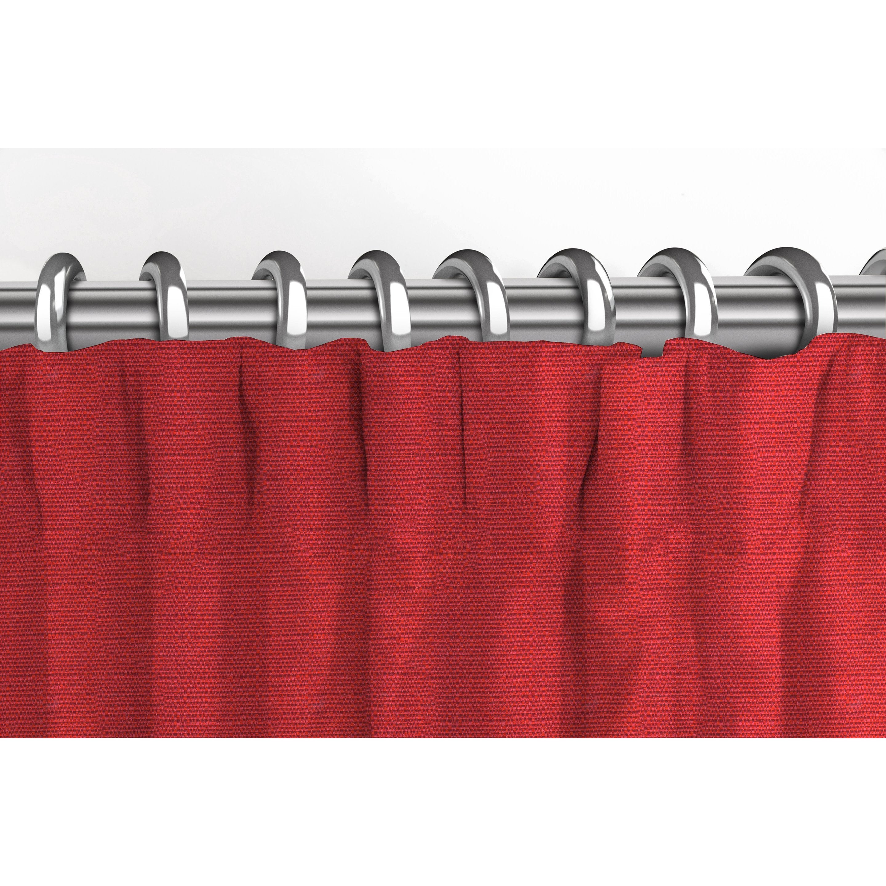 McAlister Textiles Savannah Wine Red Curtains Tailored Curtains 