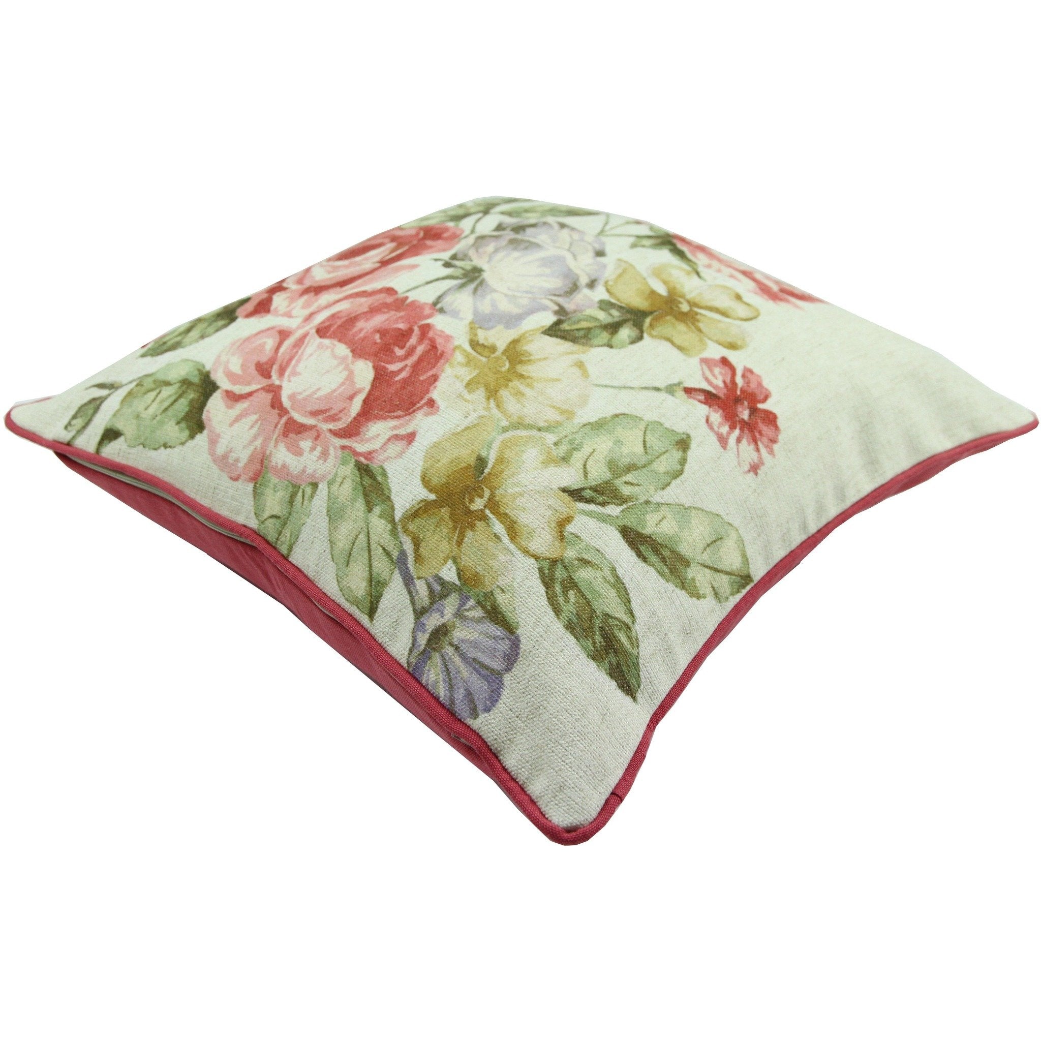 McAlister Textiles Novelty Vintage Floral Velvet Cushion Cushions and Covers 