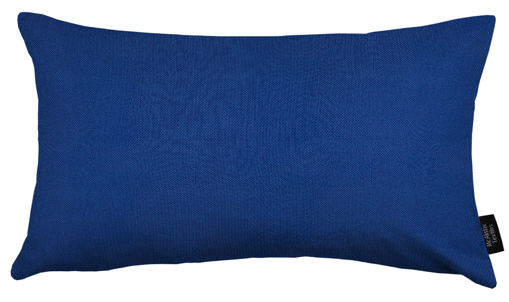 McAlister Textiles Sorrento Cobalt Blue Outdoor Pillow Cover Only 50cm x 30cm 