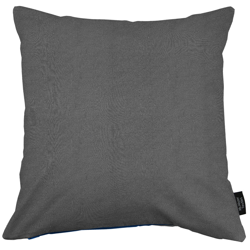 McAlister Textiles Sorrento Grey Outdoor Cushions Cushions and Covers Cover Only 43cm x 43cm 