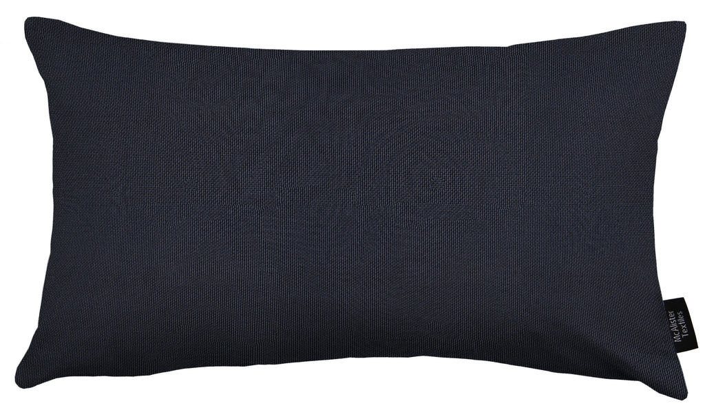 McAlister Textiles Sorrento Navy Blue Outdoor Pillow Cover Only 50cm x 30cm 