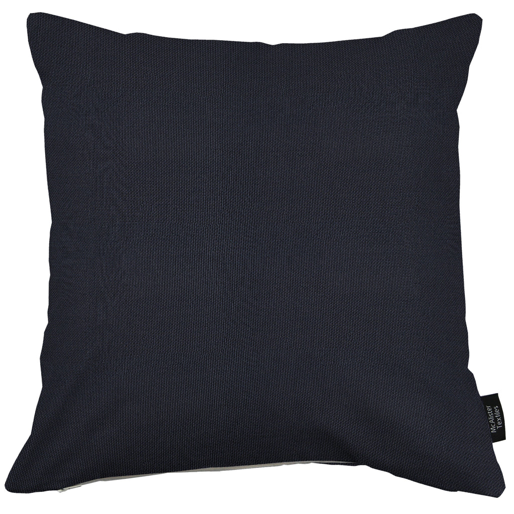 McAlister Textiles Sorrento Navy Blue Outdoor Cushions Cushions and Covers Cover Only 43cm x 43cm