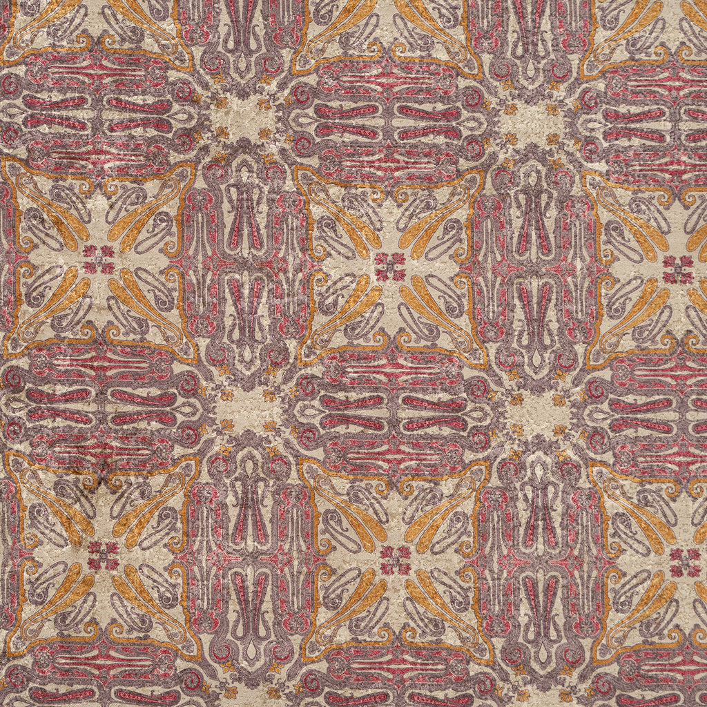 Symmetry Printed Velvet Fabric