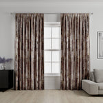 Load image into Gallery viewer, Aura Blush Pink Printed Velvet Curtains
