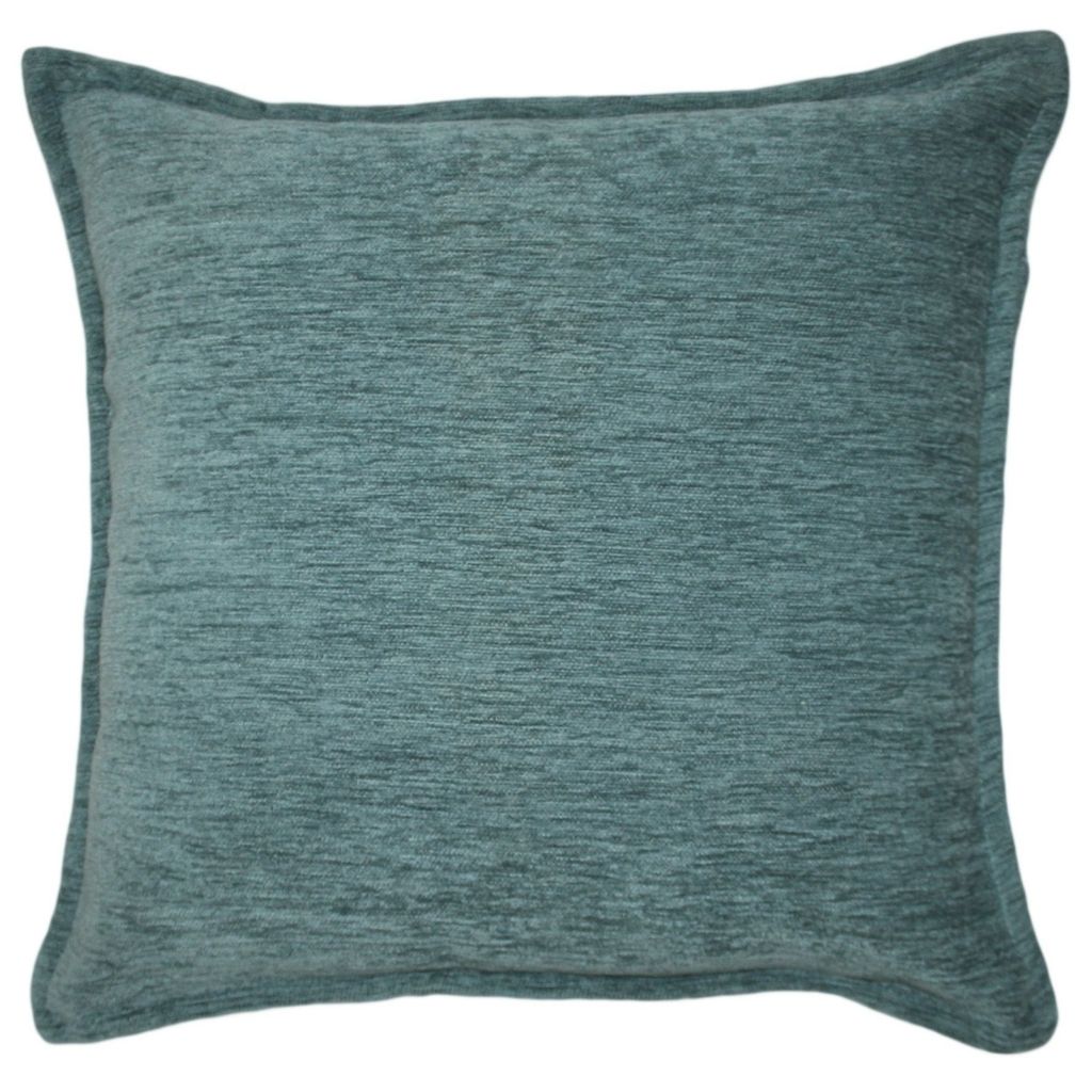 Plain Chenille Wedgewood Blue Cushion