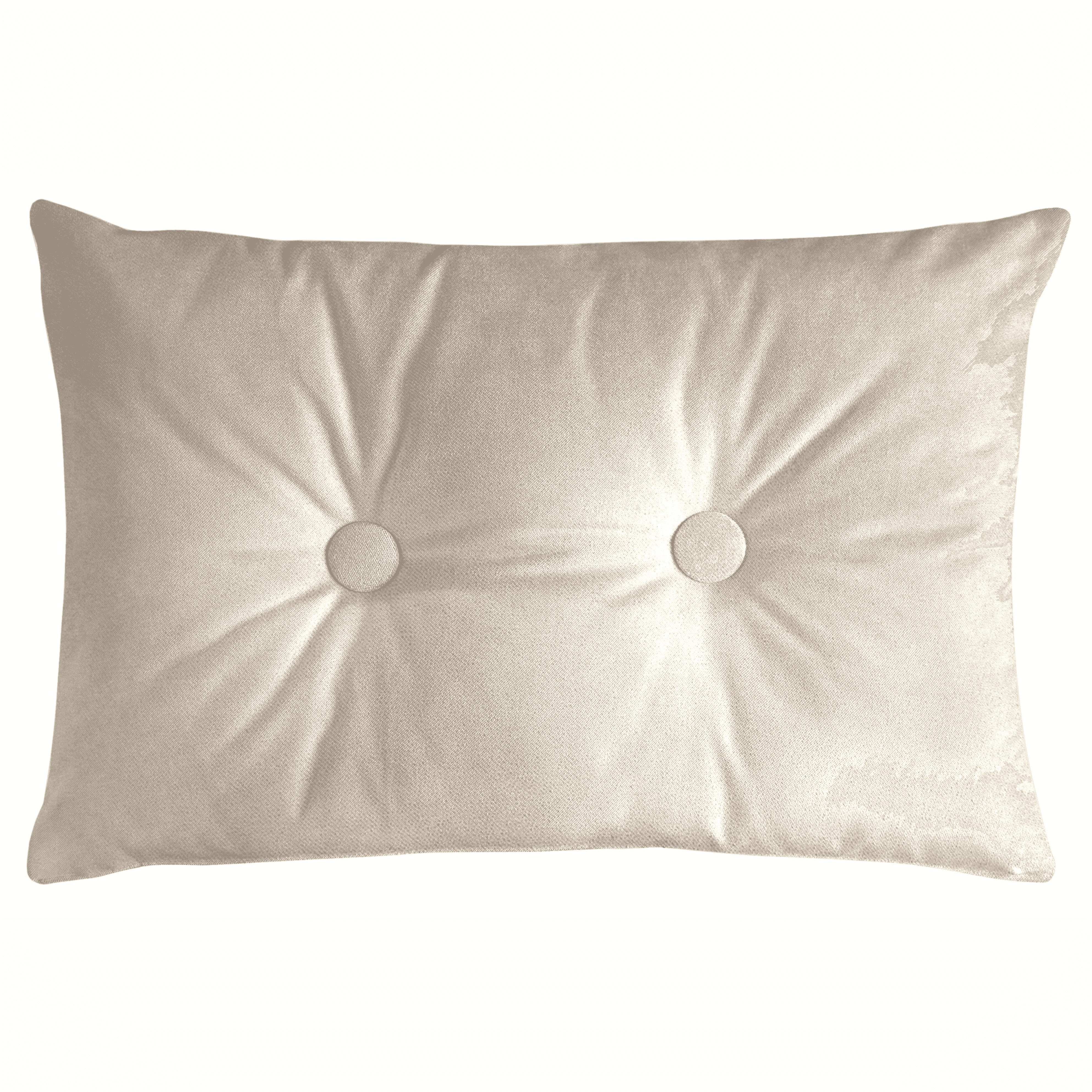 McAlister Textiles Matt Champagne Gold Velvet Button 40cm x 60cm Pillow Pillow Cover Only 60cm x 40cm