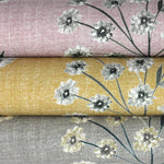 Load image into Gallery viewer, McAlister Textiles Meadow Yellow Floral Cotton Print Curtains Tailored Curtains 
