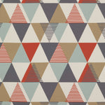 Load image into Gallery viewer, McAlister Textiles Vita Burnt Orange and Teal FR Fabric Fabrics 1/2 Metre 
