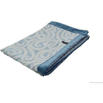 Load image into Gallery viewer, McAlister Textiles Little Leaf Wedgewood Blue Throws &amp; Runners Throws and Runners Regular (130cm x 200cm) 
