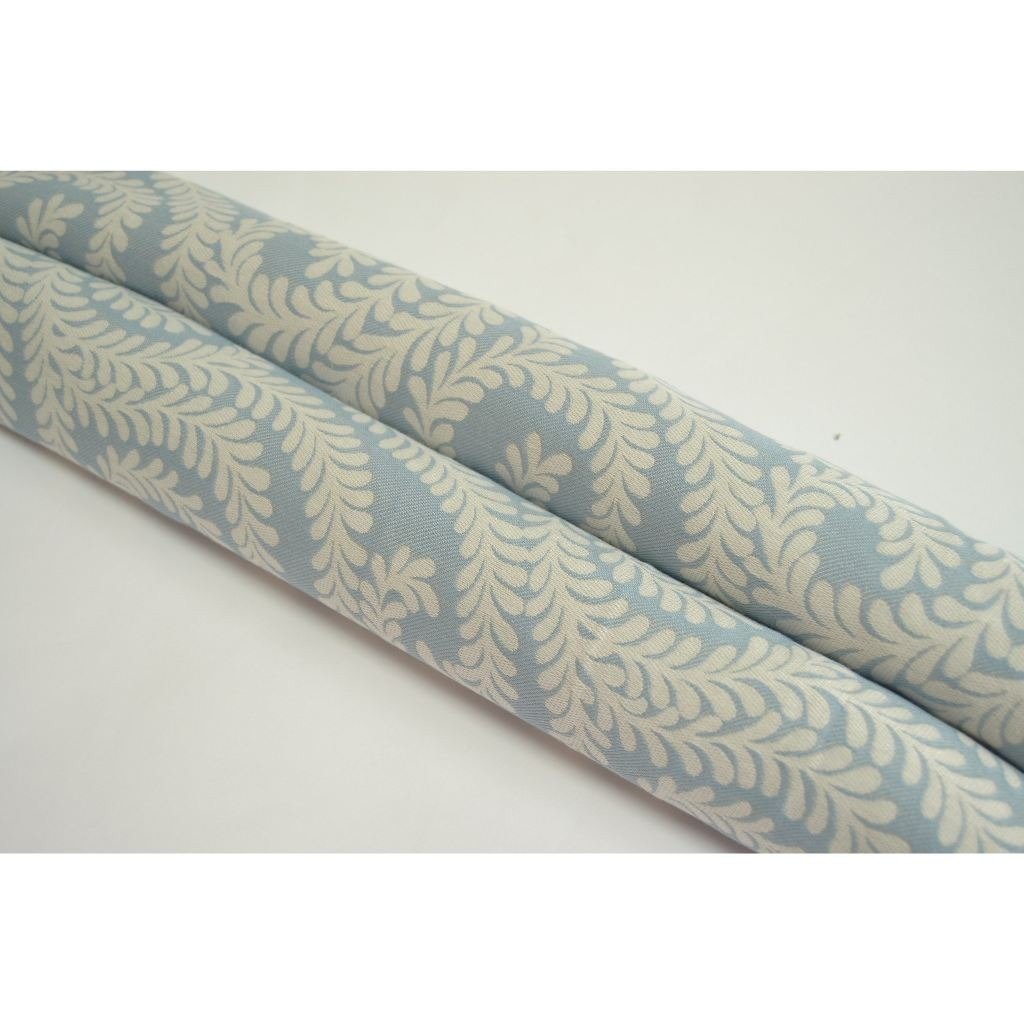 McAlister Textiles Little Leaf Wedgewood Blue Fabric Fabrics 