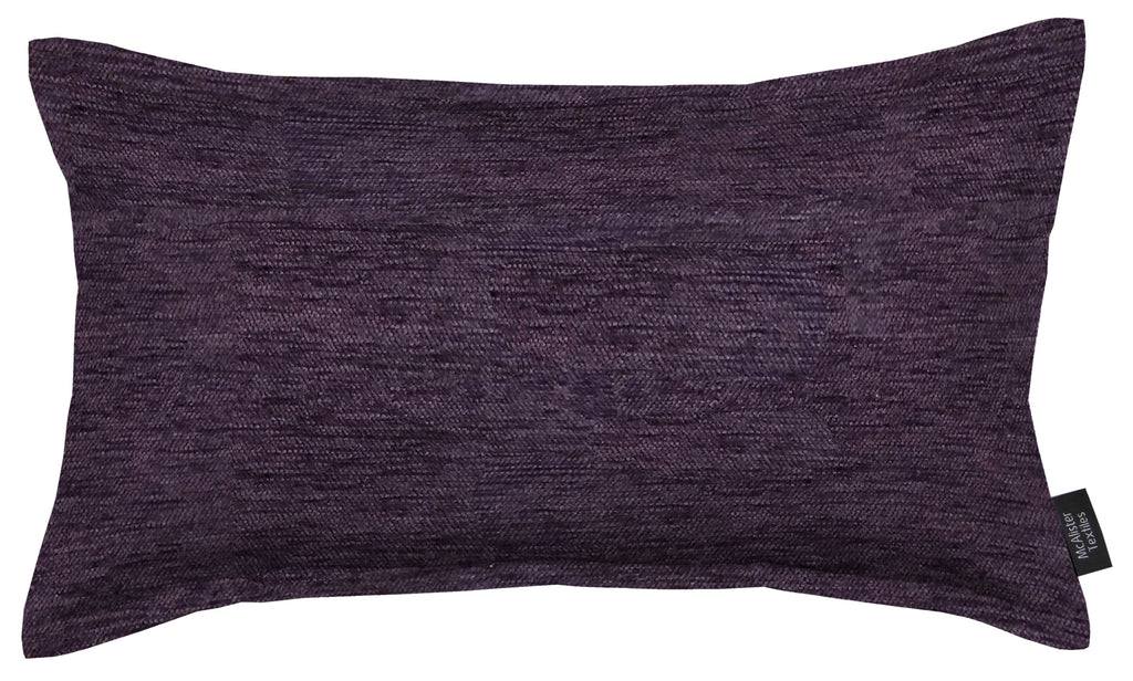Plain Chenille Purple Pillow