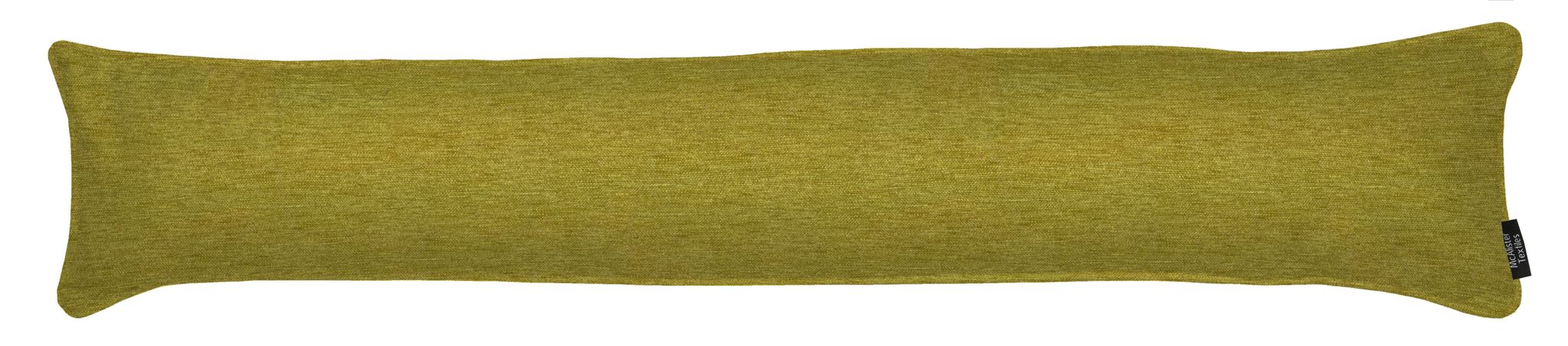 McAlister Textiles Plain Chenille Lime Green draught excluder Draught Excluders