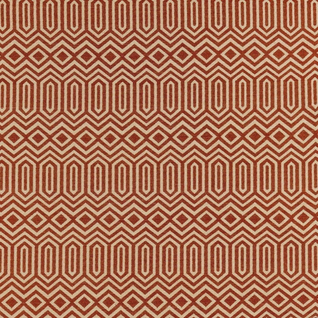 McAlister Textiles Colorado Geometric Burnt Orange Cushion Cushions and Covers 