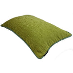 Load image into Gallery viewer, McAlister Textiles Alston Chenille Green + Duck Egg Blue Cushion Cushions and Covers 
