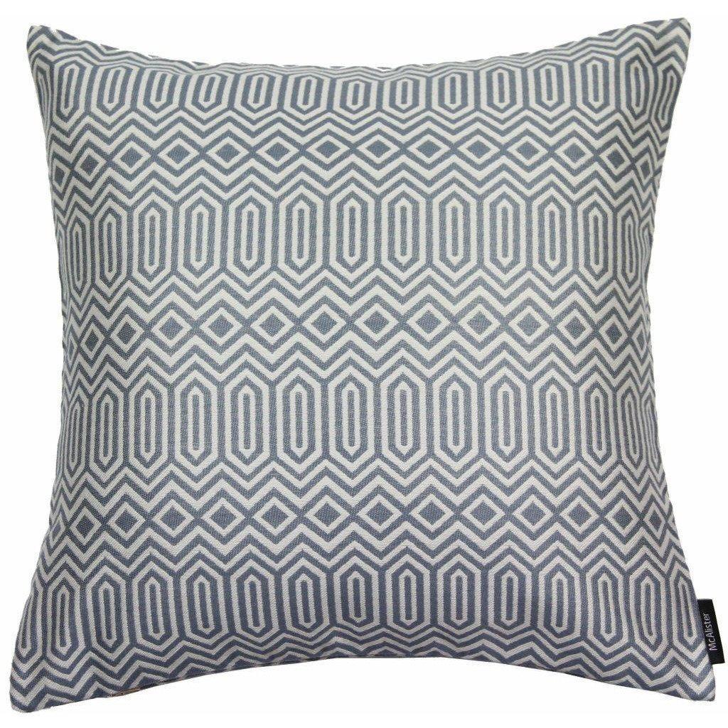 McAlister Textiles Colorado Geometric Navy Blue Cushion Cushions and Covers Cover Only 43cm x 43cm 