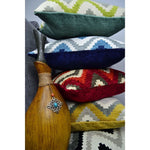 Load image into Gallery viewer, McAlister Textiles Navajo Navy Blue Striped Cushion Cushions and Covers 
