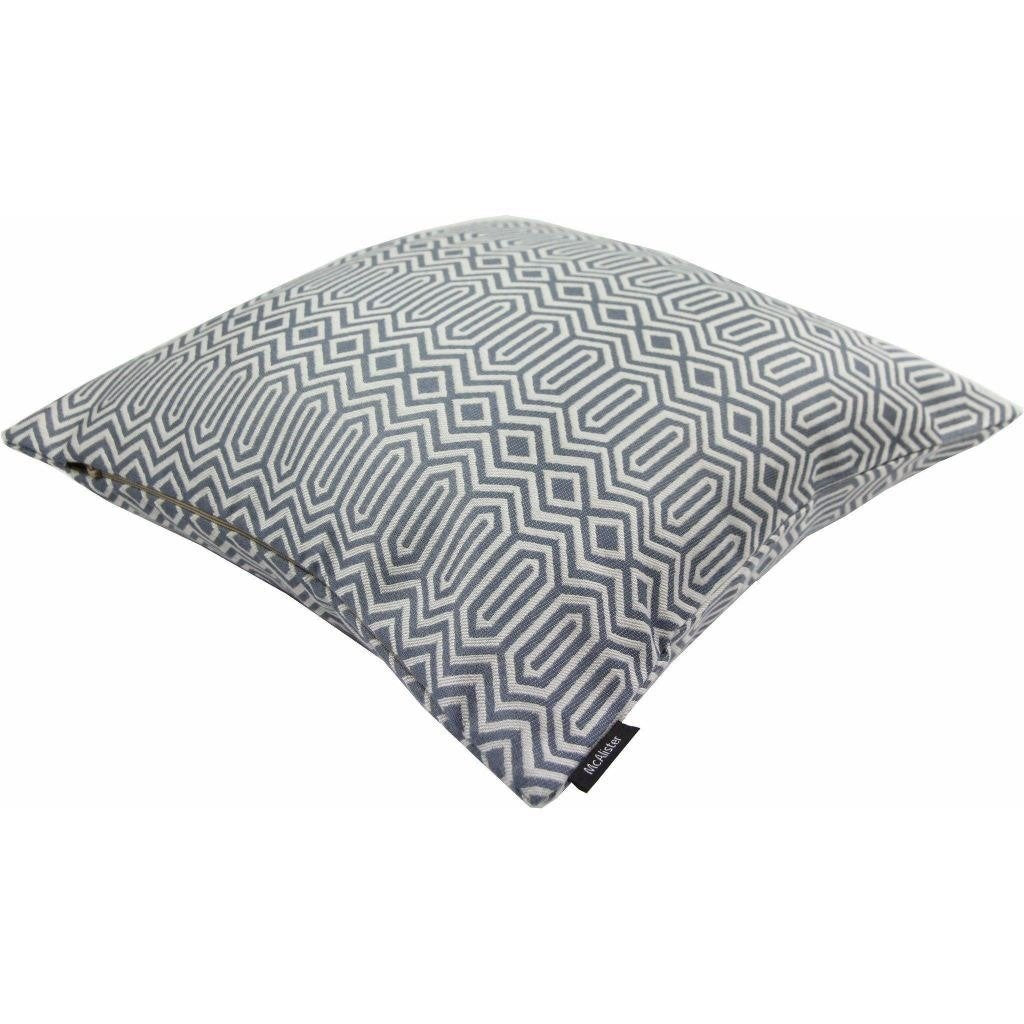 McAlister Textiles Colorado Geometric Navy Blue Cushion Cushions and Covers 