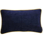 Load image into Gallery viewer, McAlister Textiles Alston Chenille Navy Blue + Yellow Cushion Cushions and Covers Cover Only 50cm x 30cm 
