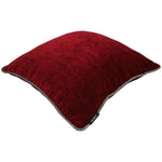 Load image into Gallery viewer, McAlister Textiles Alston Chenille Red + Grey Cushion Cushions and Covers 
