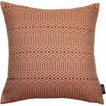 Load image into Gallery viewer, McAlister Textiles Colorado Geometric Burnt Orange Cushion Cushions and Covers Cover Only 43cm x 43cm 
