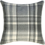Load image into Gallery viewer, McAlister Textiles Heritage Charcoal Grey Tartan Cushion Cushions and Covers Cover Only 43cm x 43cm 

