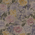 Load image into Gallery viewer, Blooma Purple, Pink and Ochre Floral Roman Blind
