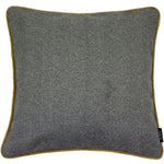 Load image into Gallery viewer, McAlister Textiles Herringbone Boutique Grey + Yellow Cushion Cushions and Covers Cover Only 43cm x 43cm 
