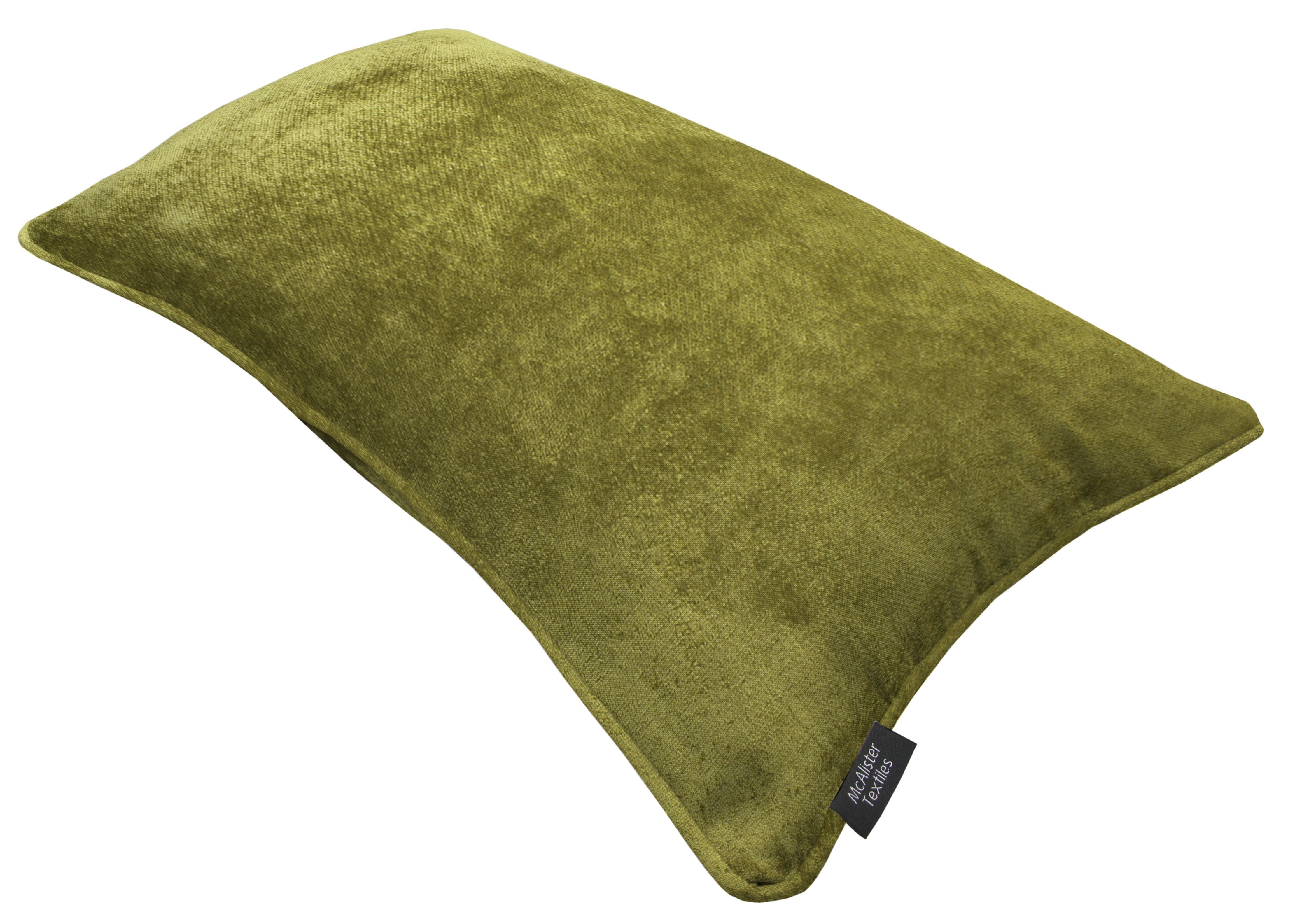 McAlister Textiles Lime Green Crushed Velvet Cushions Cushions and Covers 