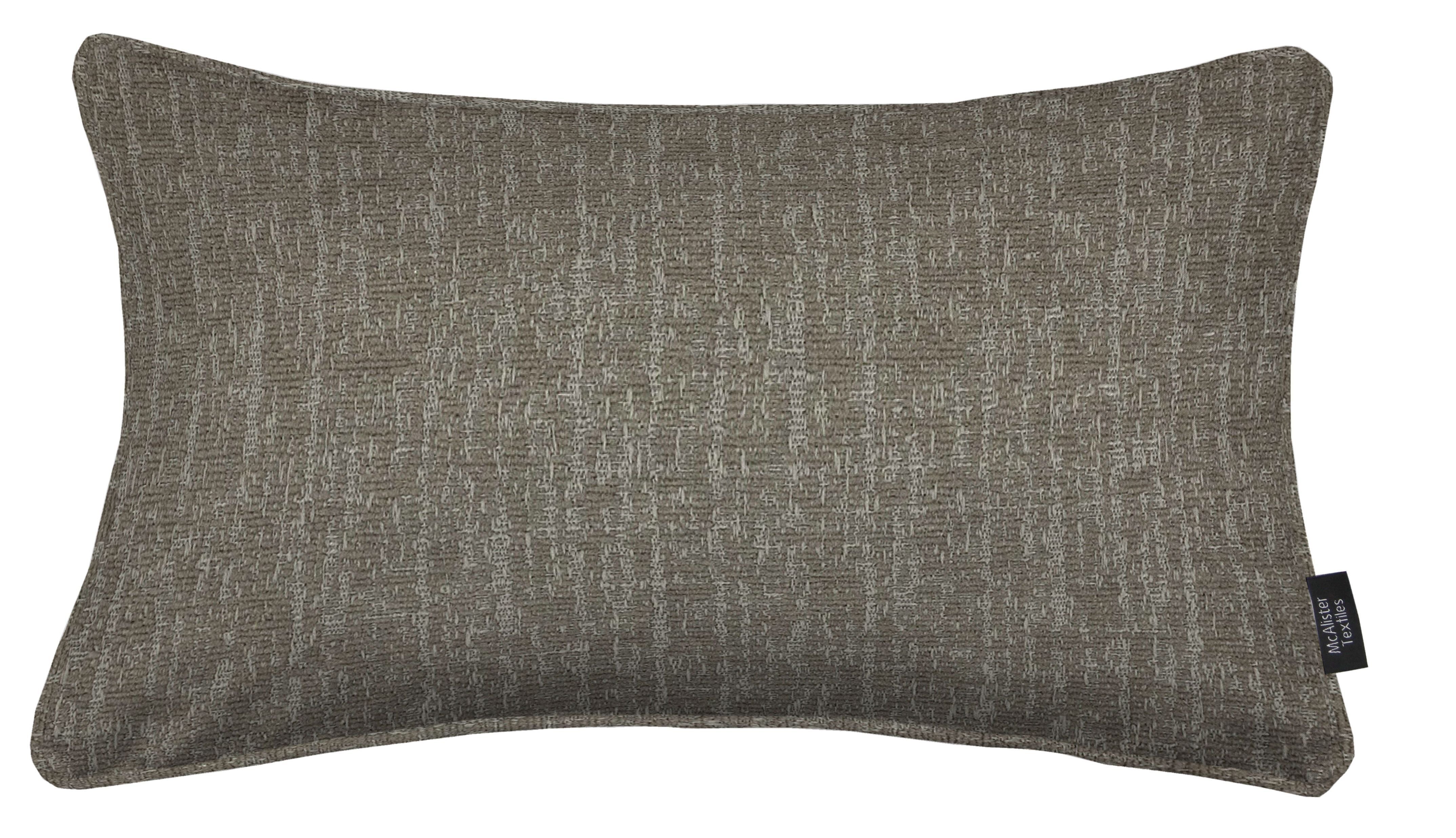 McAlister Textiles Eternity Grey Chenille Pillow Pillow Cover Only 50cm x 30cm