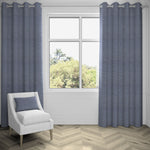 Load image into Gallery viewer, McAlister Textiles Hamleton Navy Blue Textured Plain Curtains Tailored Curtains 116cm(w) x 137cm(d) (46&quot; x 54&quot;) 

