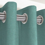Load image into Gallery viewer, McAlister Textiles Panama Plain Teal Curtains Tailored Curtains 116cm(w) x 137cm(d) (46&quot; x 54&quot;) 
