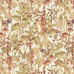 Load image into Gallery viewer, McAlister Textiles Wildflower Burnt Orange Linen Curtains Tailored Curtains 
