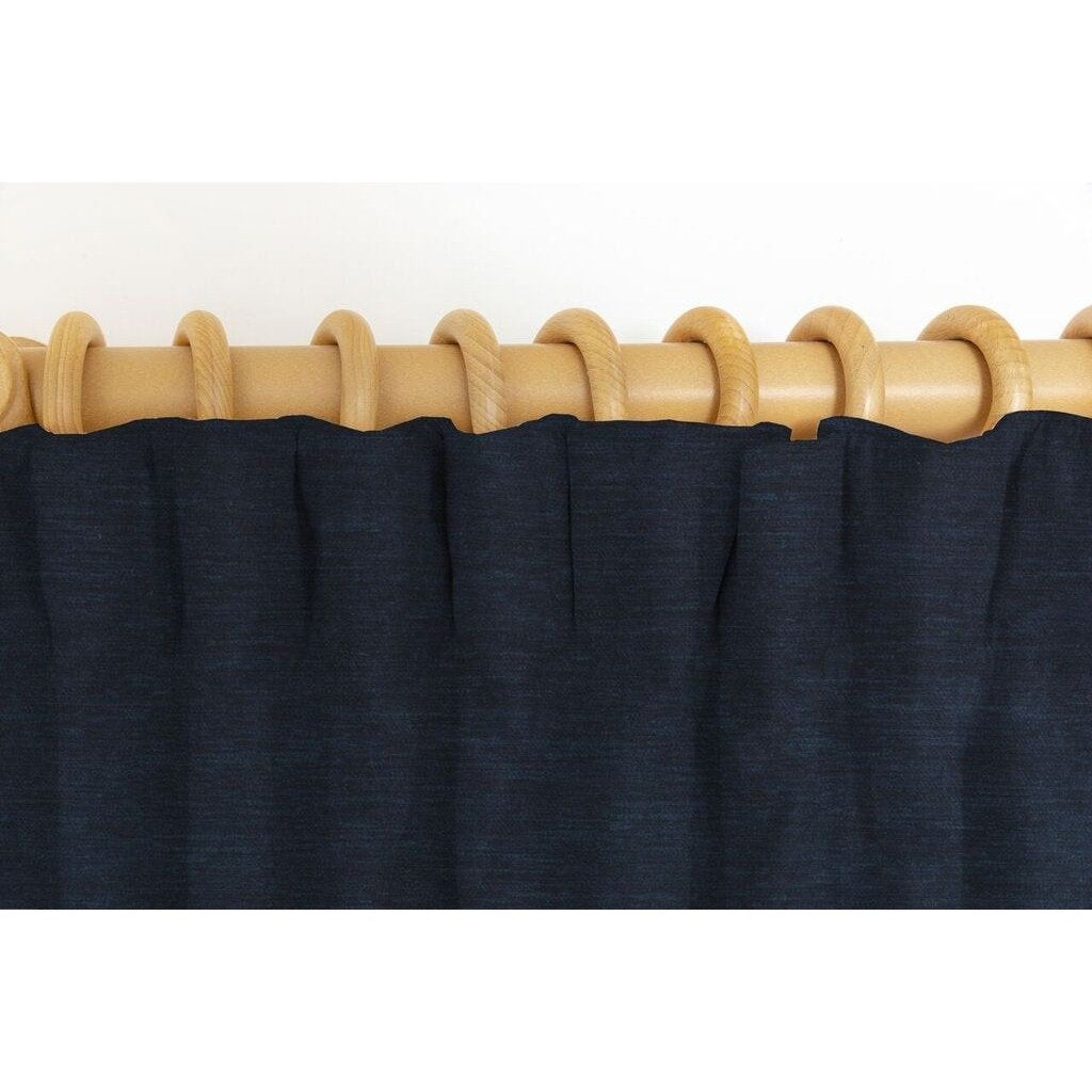 McAlister Textiles Plain Chenille Navy Blue Curtains Tailored Curtains 