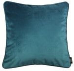 Load image into Gallery viewer, McAlister Textiles Matt Blue Teal Velvet 43cm x 43cm Cushion Sets Cushions and Covers 
