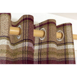 Load image into Gallery viewer, McAlister Textiles Heritage Purple + Green Tartan Curtains Tailored Curtains 
