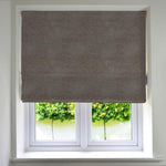 Load image into Gallery viewer, McAlister Textiles Plain Chenille Charcoal Grey Roman Blind Roman Blinds Standard Lining 130cm x 200cm 
