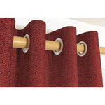 Load image into Gallery viewer, McAlister Textiles Herringbone Red Curtains Tailored Curtains 
