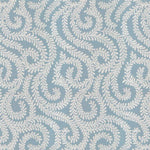 Load image into Gallery viewer, McAlister Textiles Little Leaf Wedgewood Blue Curtains Tailored Curtains 
