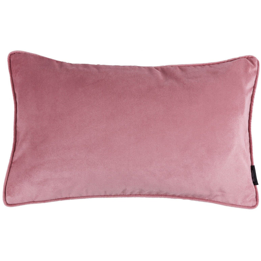 McAlister Textiles Matt Blush Pink Velvet Cushion Cushions and Covers Cover Only 50cm x 30cm 