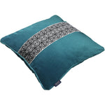Load image into Gallery viewer, McAlister Textiles Coba Striped Blue Teal Velvet Cushion Cushions and Covers 
