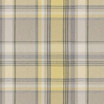 Load image into Gallery viewer, McAlister Textiles Heritage Yellow + Grey Tartan Curtains Tailored Curtains 
