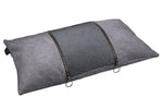 Load image into Gallery viewer, McAlister Textiles Decorative Double Zip Silver + Grey Velvet Pillow Pillow Cover Only 50cm x 30cm 

