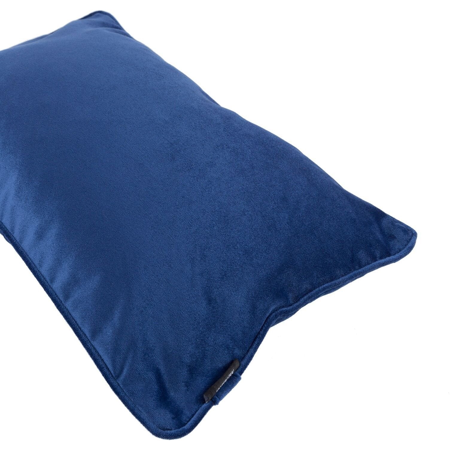 McAlister Textiles Matt Navy Blue Velvet Cushion Cushions and Covers 