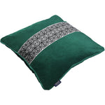 Load image into Gallery viewer, McAlister Textiles Coba Striped Emerald Green Velvet Cushion Cushions and Covers 
