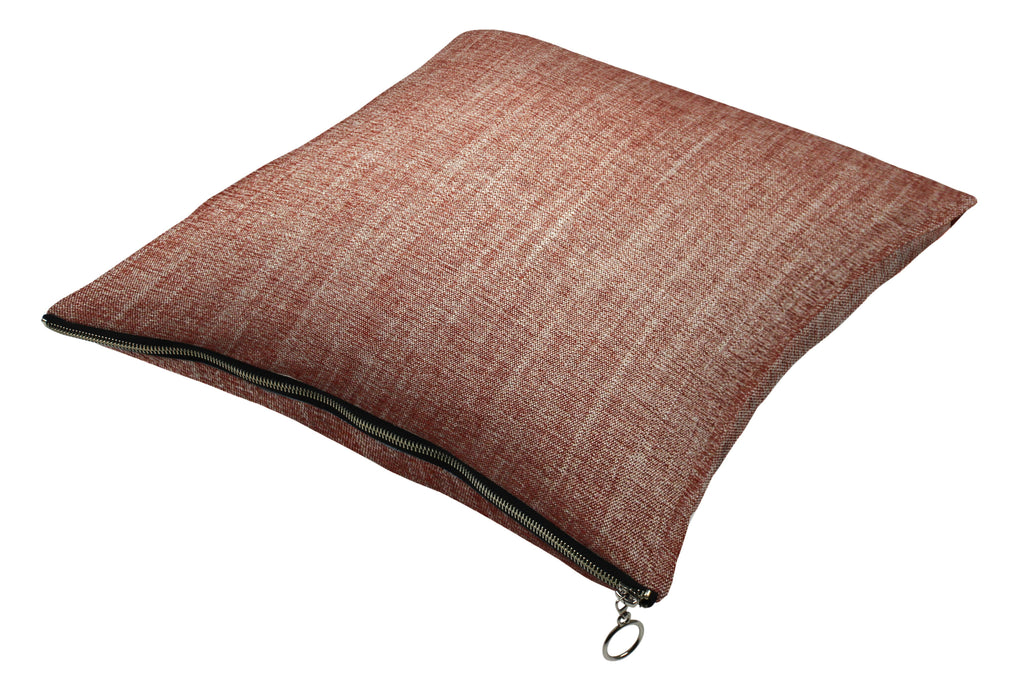 McAlister Textiles Rhumba Zipper Edge Burnt Orange Linen Cushion Cushions and Covers Cover Only 43cm x 43cm 