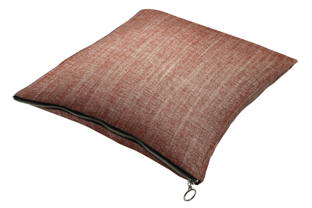 McAlister Textiles Rhumba Zipper Edge Burnt Orange Linen Cushion Cushions and Covers Cover Only 43cm x 43cm