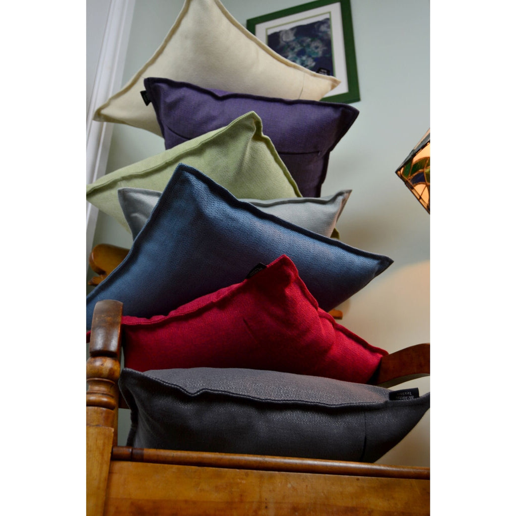 McAlister Textiles Savannah Aubergine Purple Cushion Cushions and Covers 