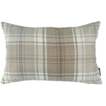 Load image into Gallery viewer, McAlister Textiles Angus Beige Cream Tartan Cushion Cushions and Covers Cover Only 50cm x 30cm 
